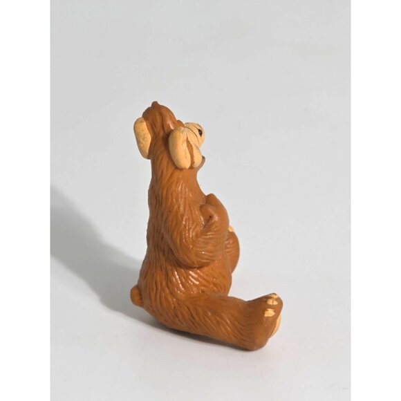 Vintage 1980s ALF PVC Alien Figurine Sitting With Raised Hand Russ Toys - Picture 4 of 6